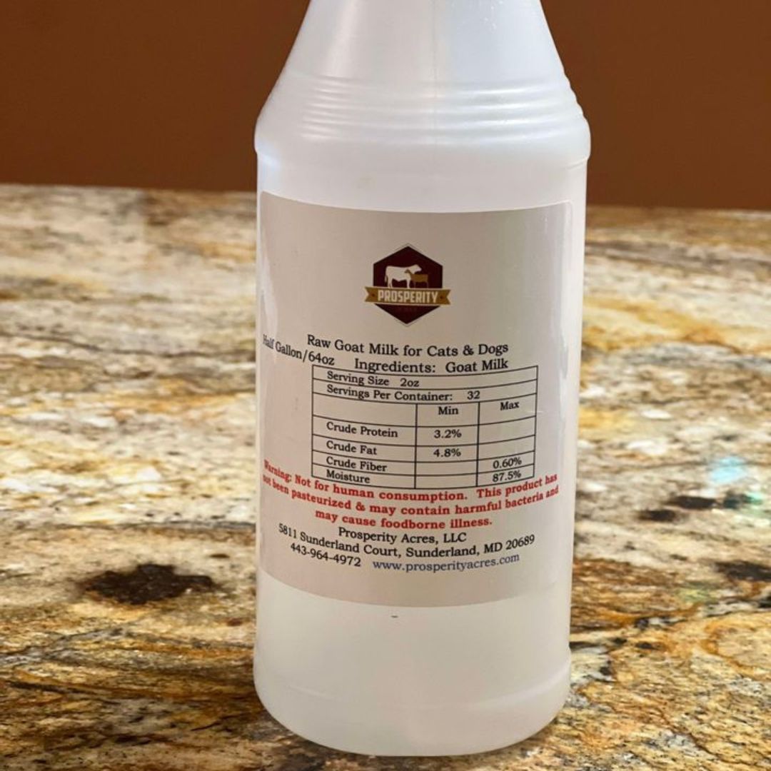 Prosperity Acres - Real Goat Milk Bottle